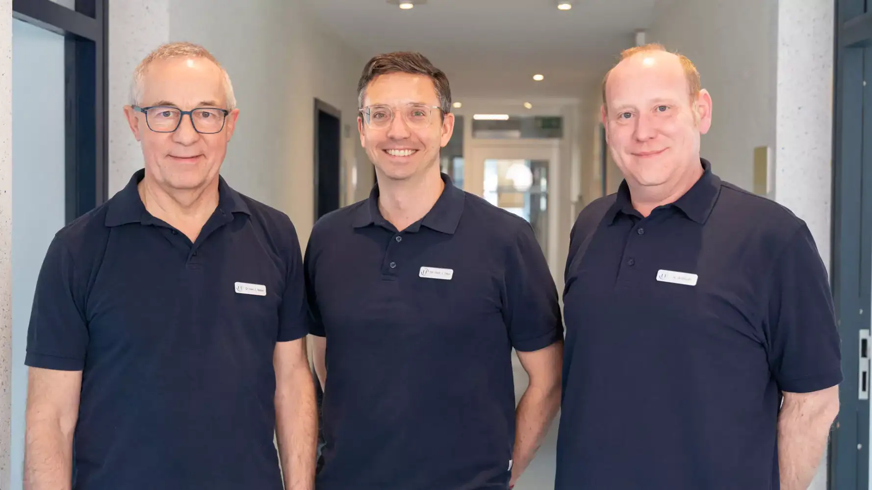 otto-willwohl-weber Teamfoto Ärzte (v. l. n. r.): Dr. Christian Weber, Dr. Otto und Nico Willwohl